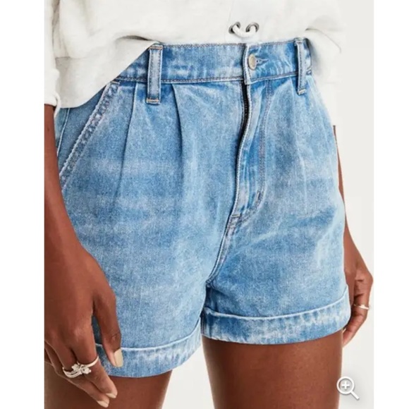 AMERICAN EAGLE | "Mom short" high waisted jean shorts - Picture 2 of 9